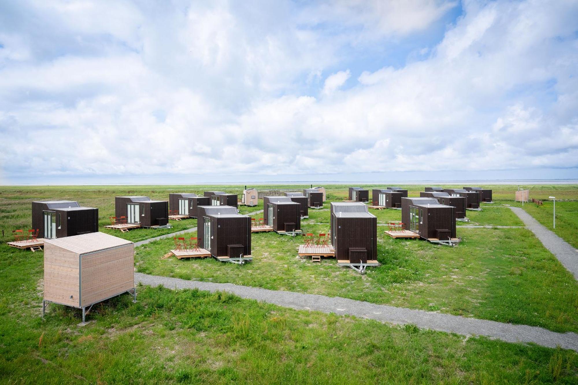 Tiny House Nature 1 Innenlage - Green Tiny Village Harlesiel Carolinensiel Exterior foto