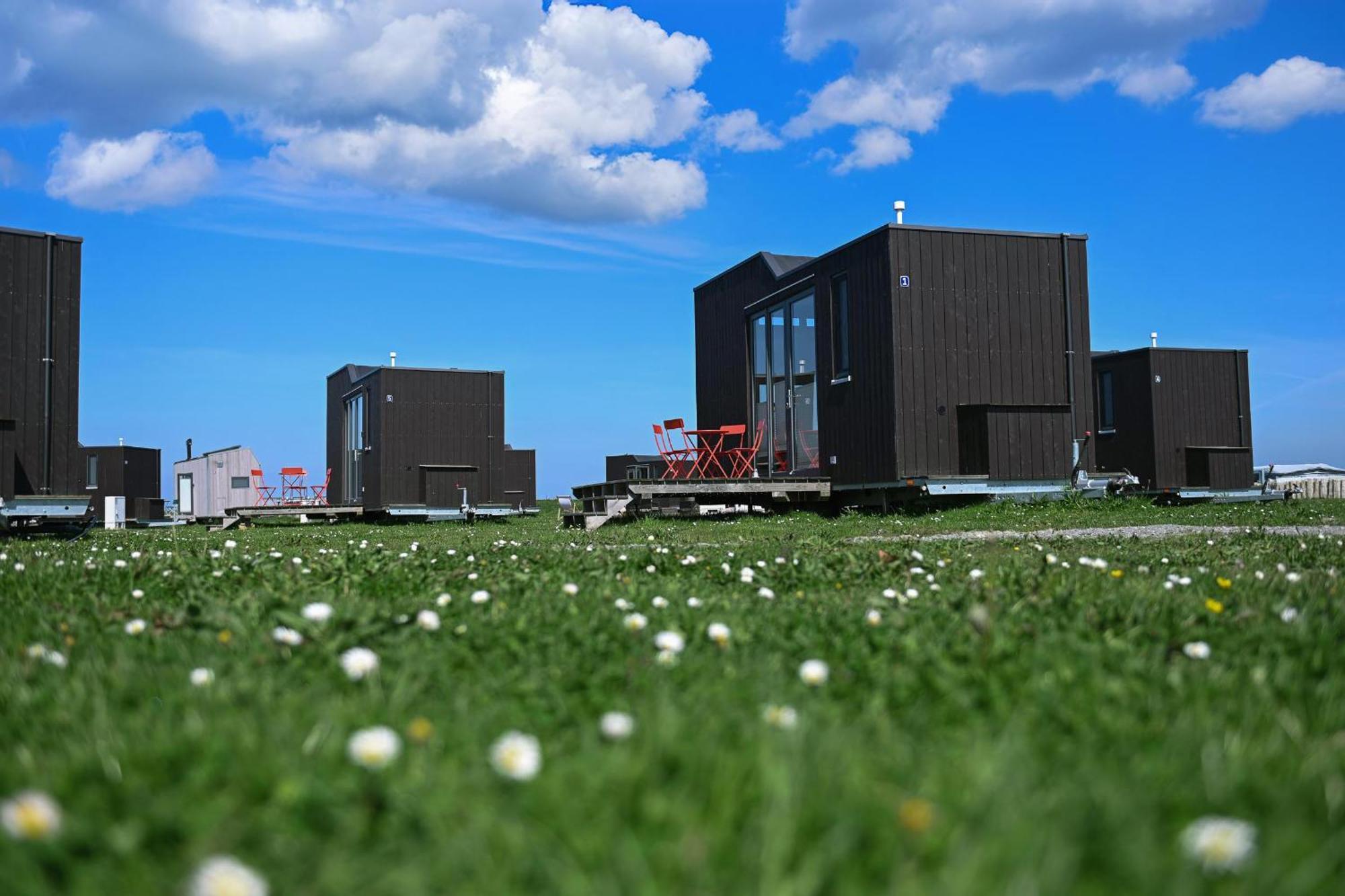 Tiny House Nature 1 Innenlage - Green Tiny Village Harlesiel Carolinensiel Exterior foto